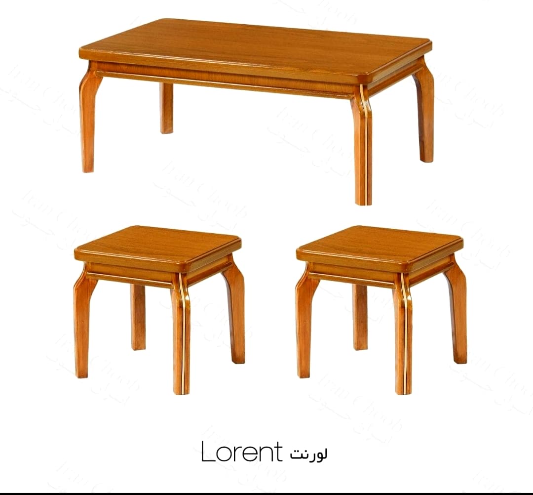 جلومبلی و عسلی چوبی مدل لورنت
