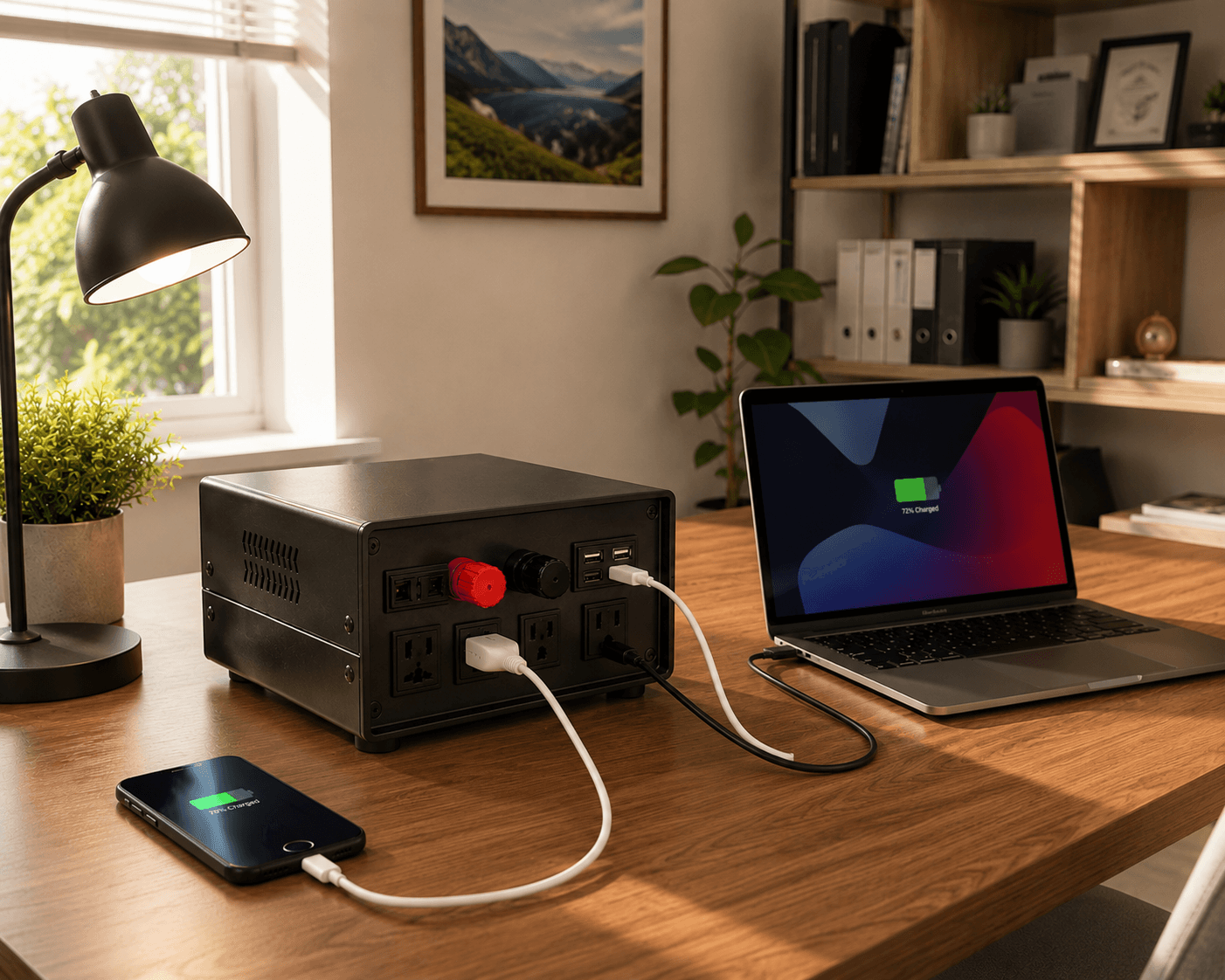 پاوراستیشن قابل حمل صدر 500 وات | باتری 260Wh — تصویر ۴