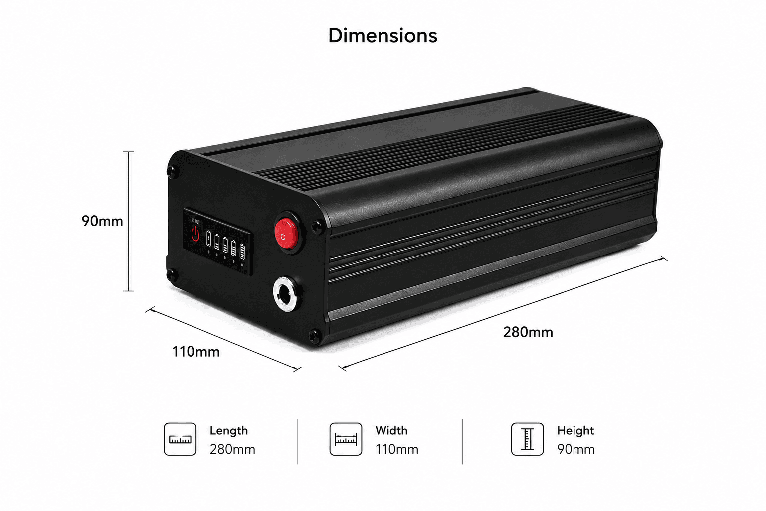 پاوراستیشن قابل حمل صدر 150 وات | باتری 120Wh — تصویر ۲