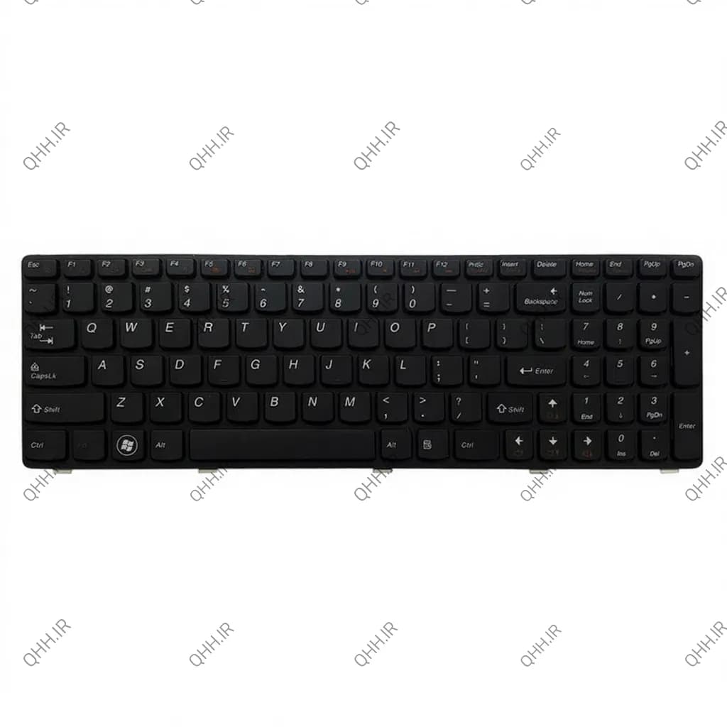 کیبرد لپ تاپ لنوو IdeaPad Z560-G570 مشکی-با فریم — تصویر ۳