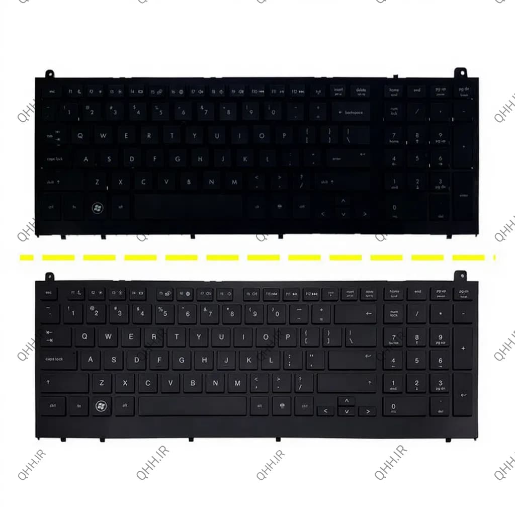 کیبرد لپ تاپ اچ پی ProBook 4520 مشکی-با فریم — تصویر ۲