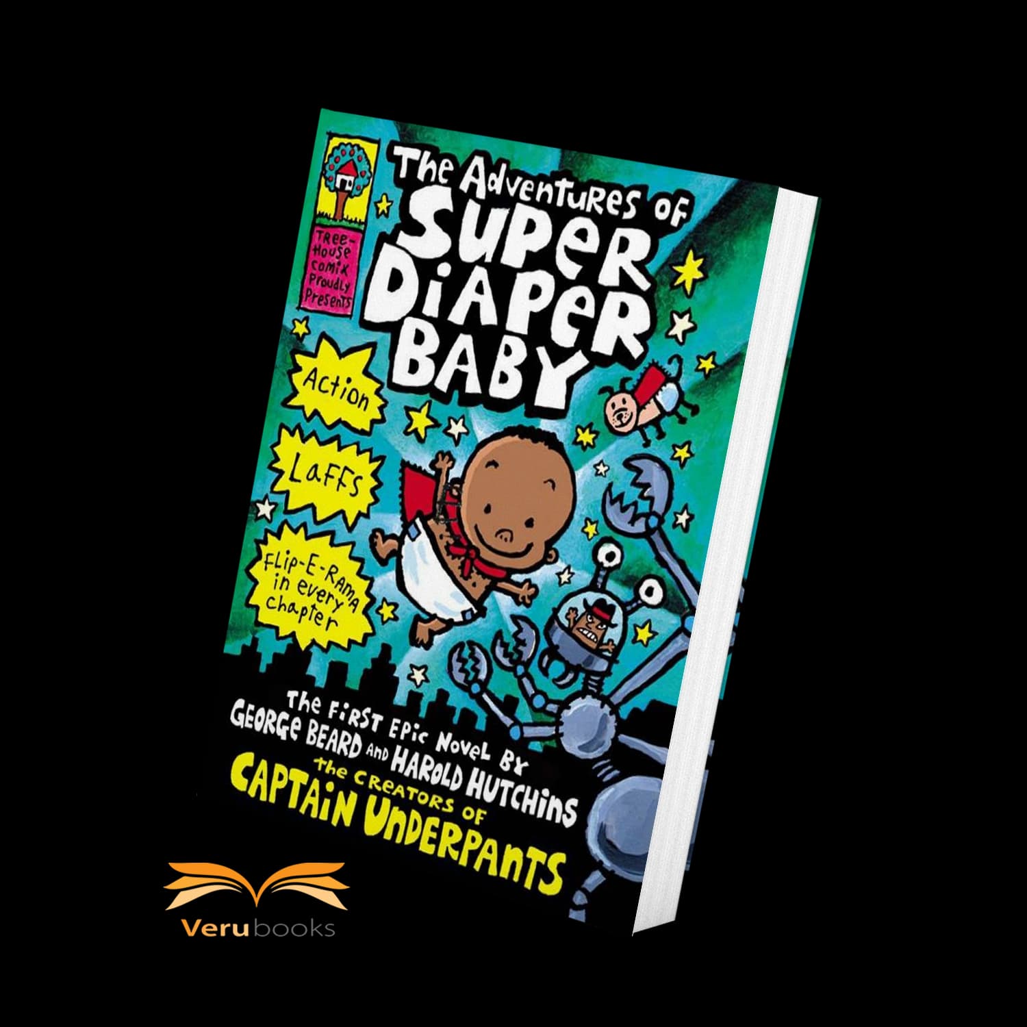 کتاب انگلیسی The Adventures of Super Diaper Baby
