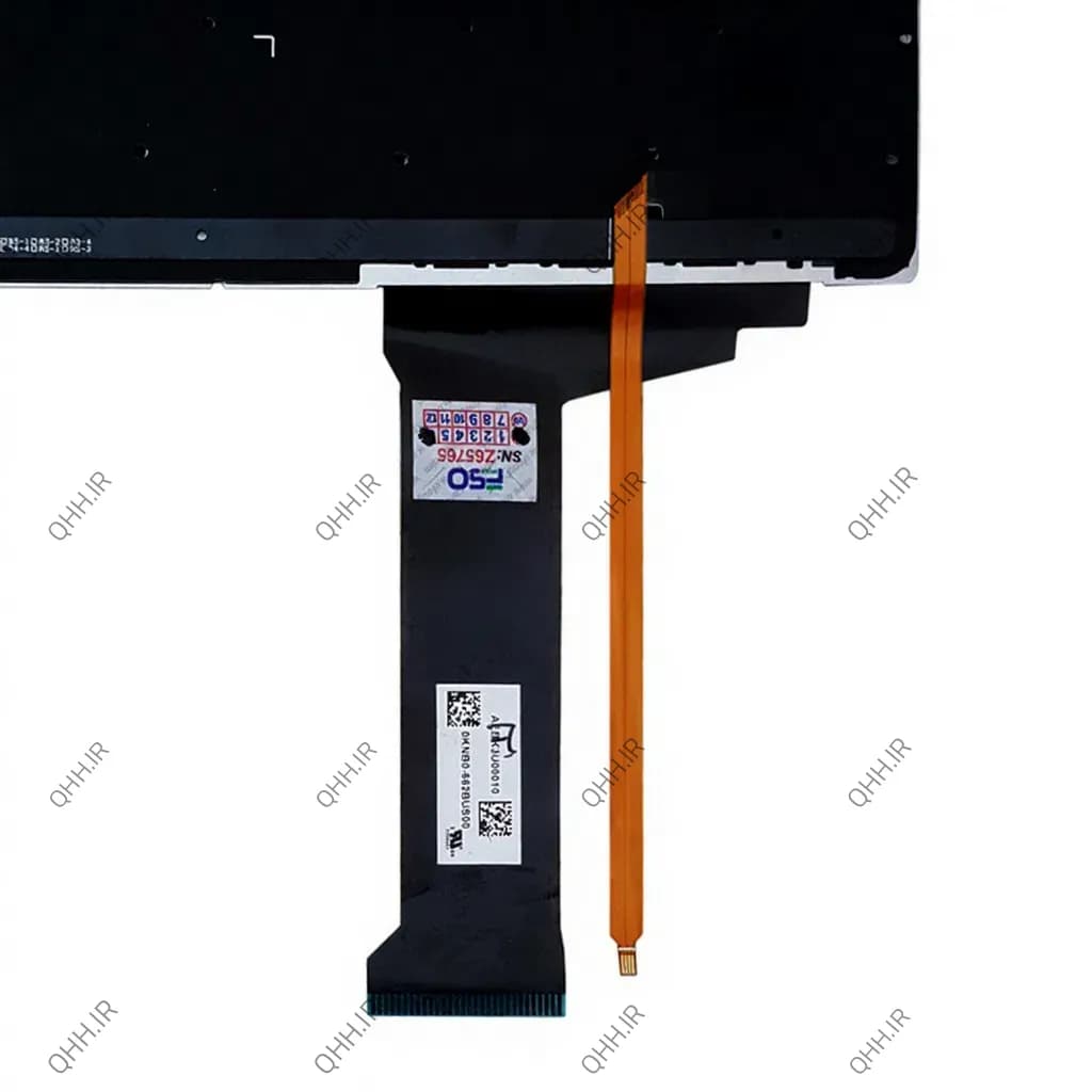 کیبرد لپ تاپ ایسوس N551-N552 نقره ای-اینترکوچک با بک لایت-بدون فریم — تصویر ۷