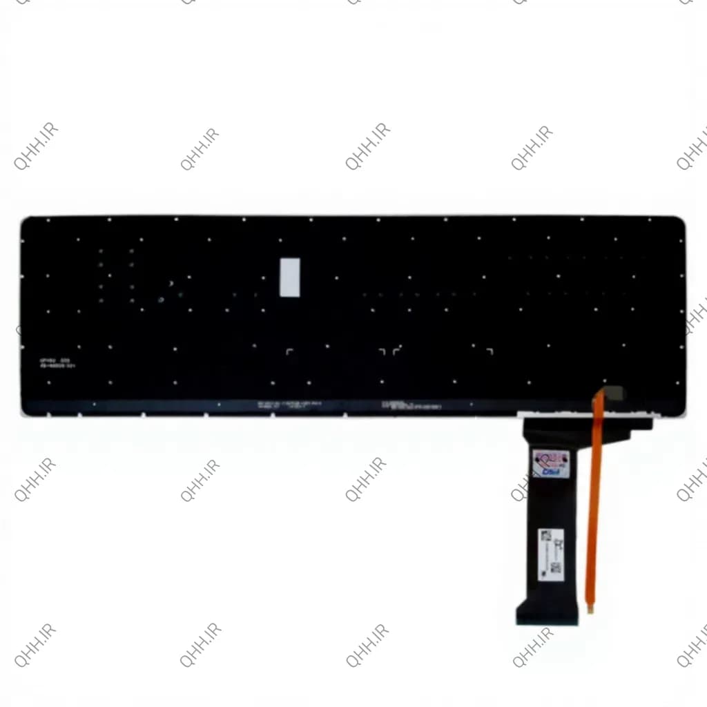 کیبرد لپ تاپ ایسوس N551-N552 نقره ای-اینترکوچک با بک لایت-بدون فریم — تصویر ۵