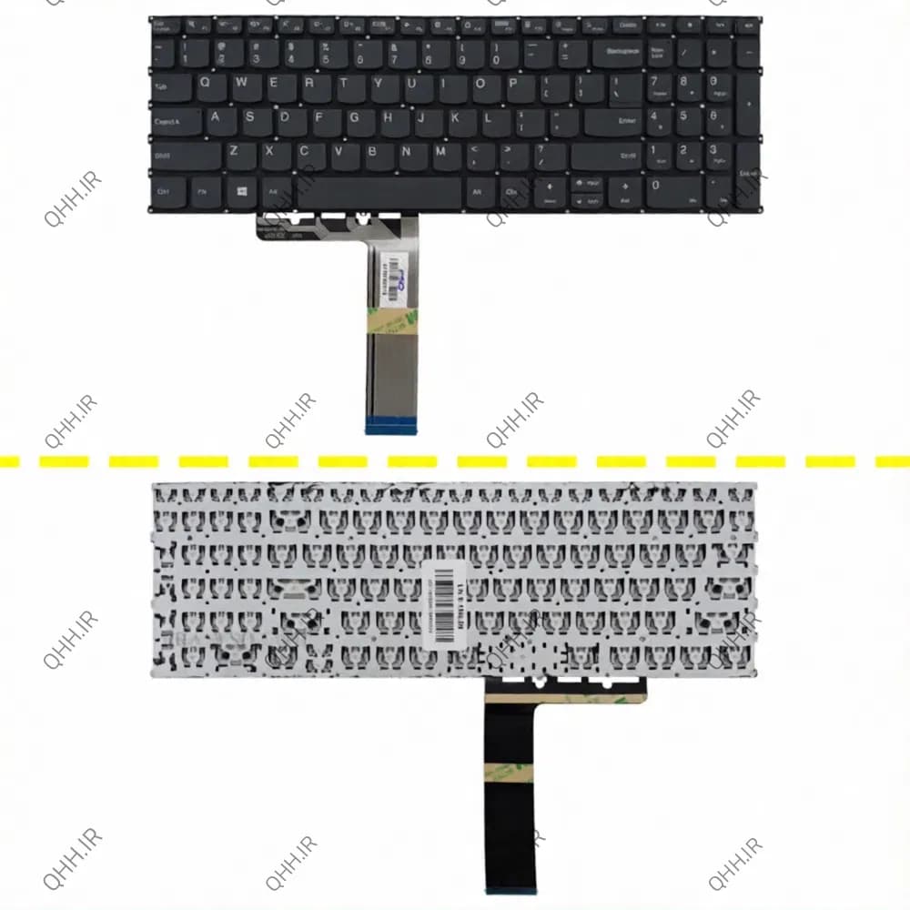 کیبرد لپ تاپ لنوو IdeaPad 5-15IL05_ThinkBook 15-G2 مشکی-اینترکوچک-بدون فریم — تصویر ۳