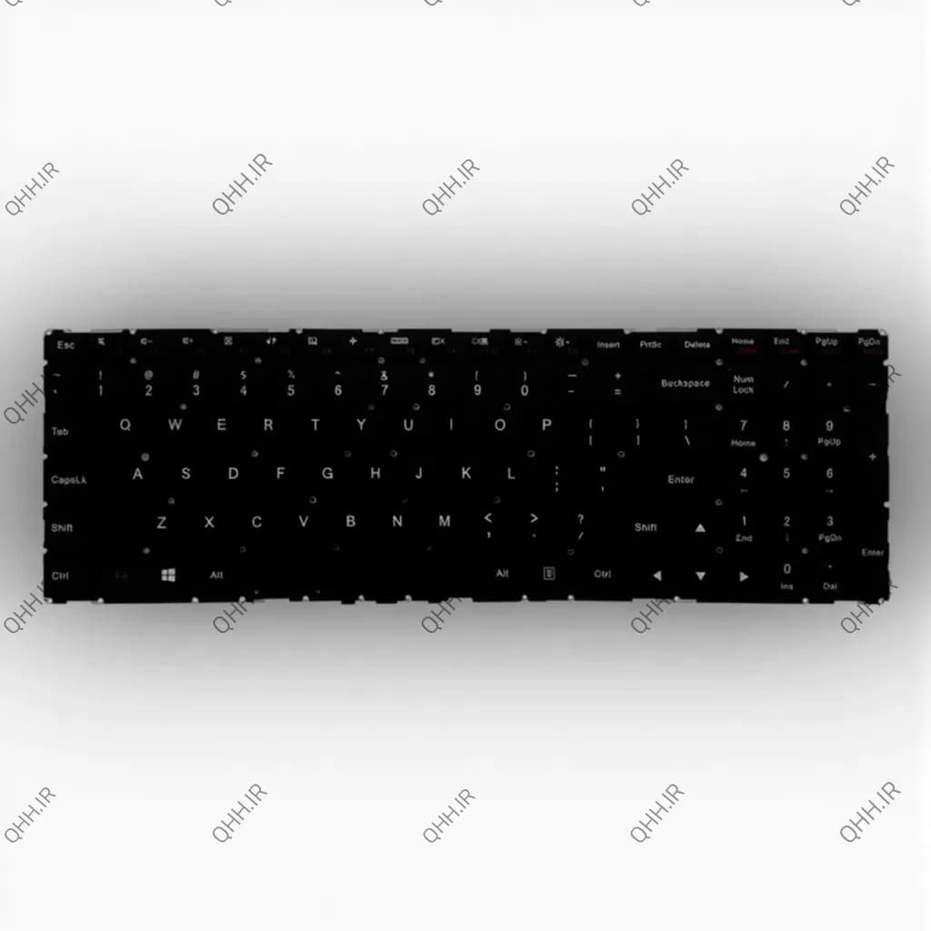 کیبرد لپ تاپ لنوو IdeaPad 700-15ISK مشکی-اینترکوچک بدون فریم — تصویر ۳