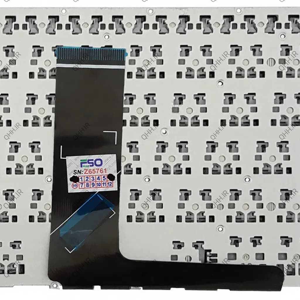 کیبرد لپ تاپ لنوو IdeaPad 320-15 مشکی-اینترکوچک بدون فریم بهمراه کلید پاور — تصویر ۵