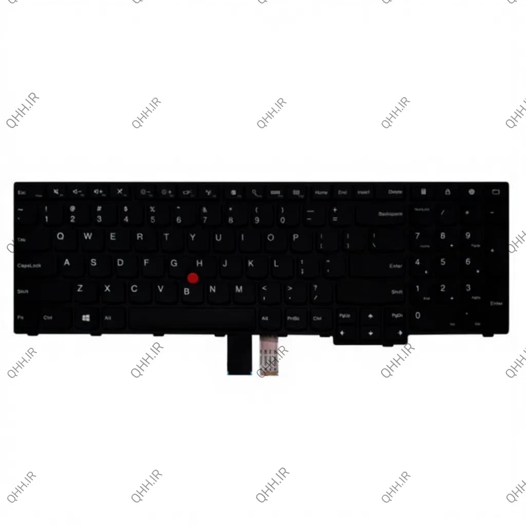 کیبرد لپ تاپ لنوو ThinkPad E550-E560 مشکی-با موس-بافریم — تصویر ۳