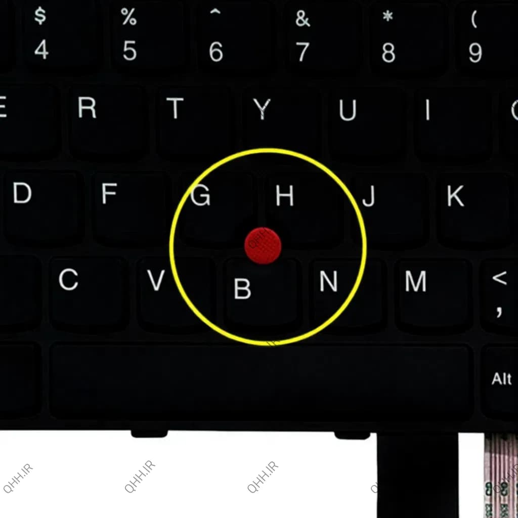 کیبرد لپ تاپ لنوو ThinkPad E550-E560 مشکی-با موس-بافریم — تصویر ۵