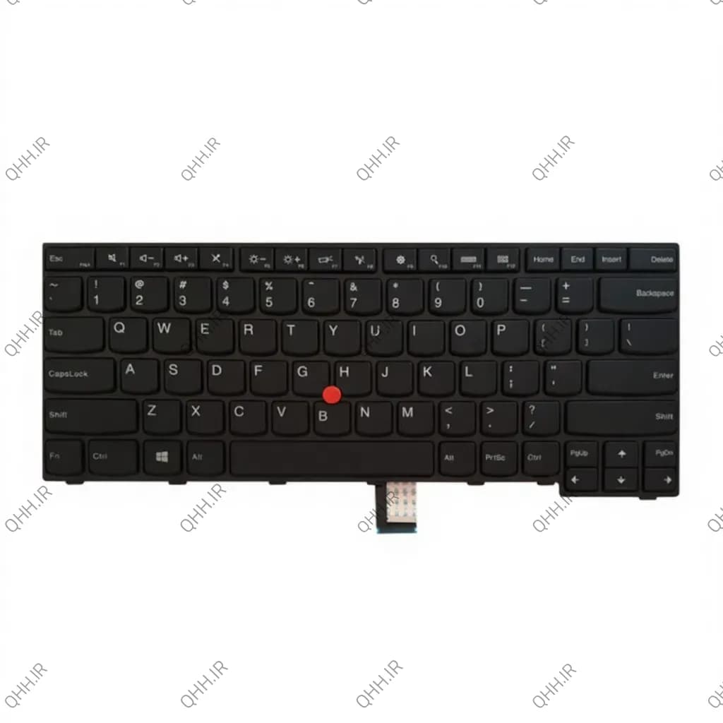 کیبرد لپ تاپ لنوو ThinkPad E450-E460 مشکی-با موس-با فریم