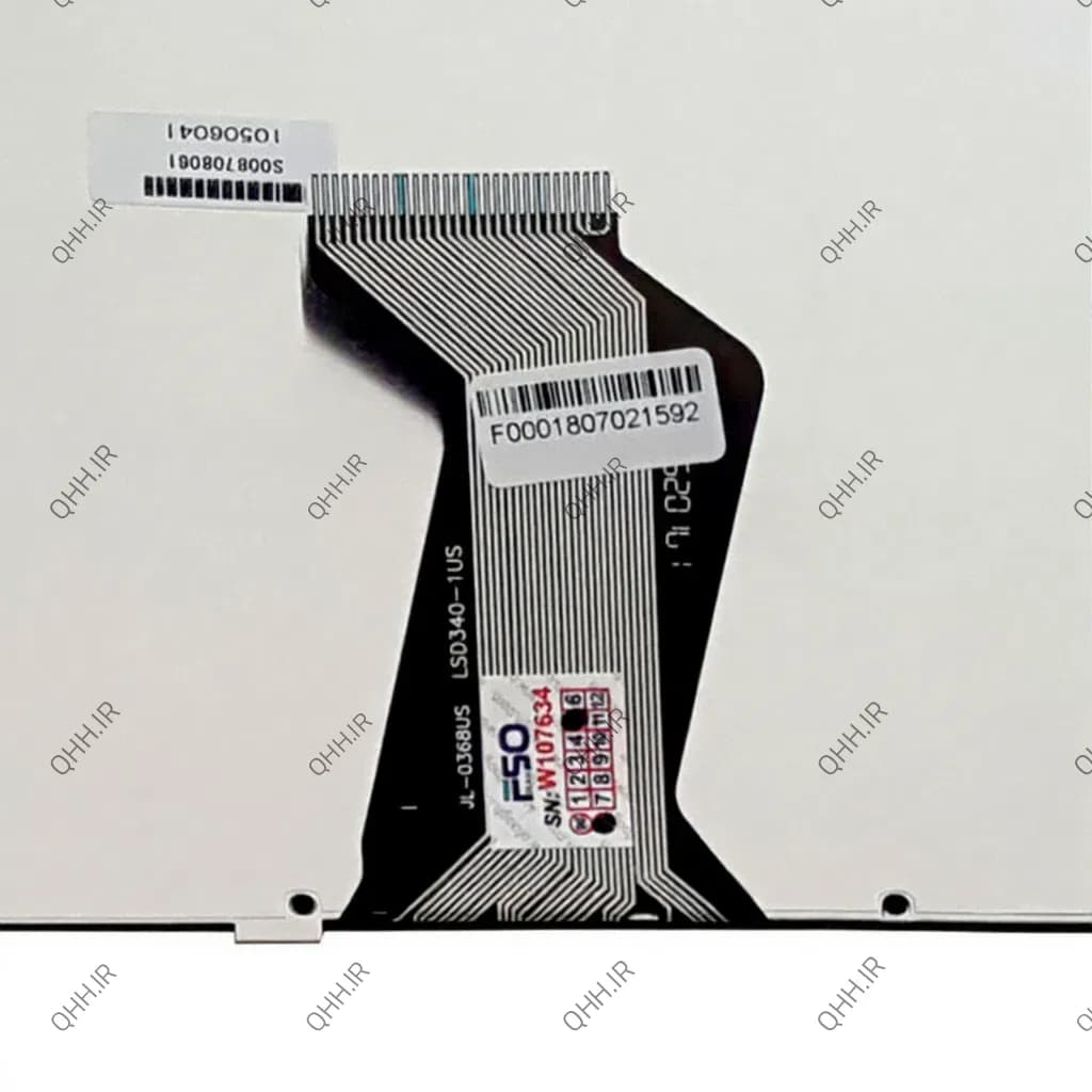 کیبرد لپ تاپ لنوو IdeaPad B570-B590 مشکی-با فریم — تصویر ۵