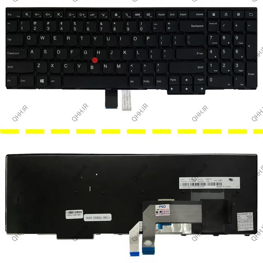 کیبرد لپ تاپ لنوو Thinkpad E531-E540-W540 مشکی-با موس-با فریم