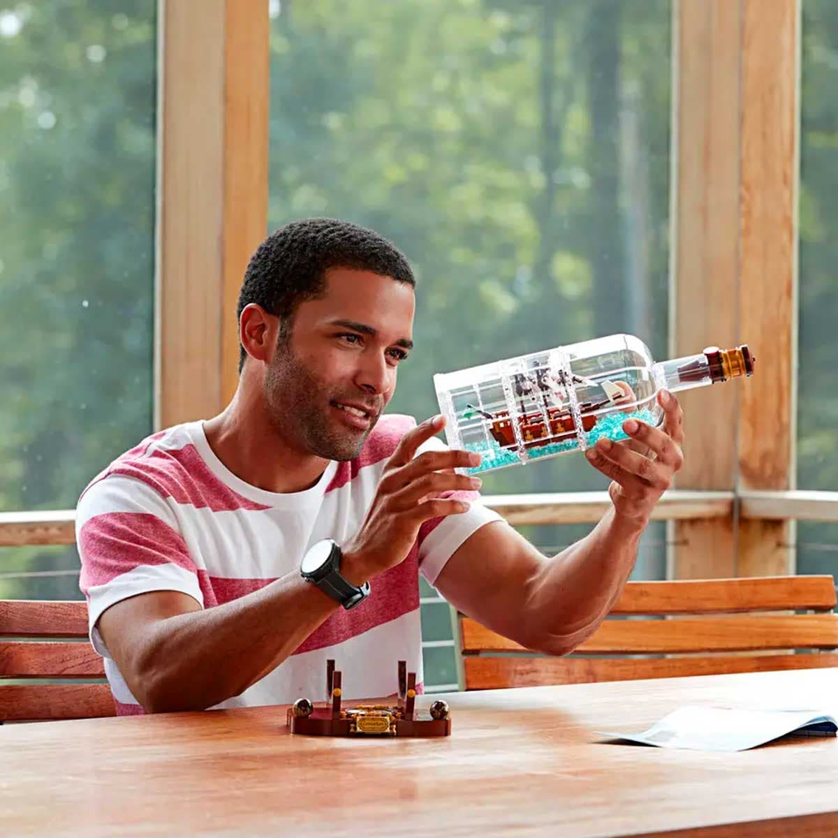 لگو ایده ها کشتی در یک بطری Ship in a Bottle مدل 11050 — تصویر ۸