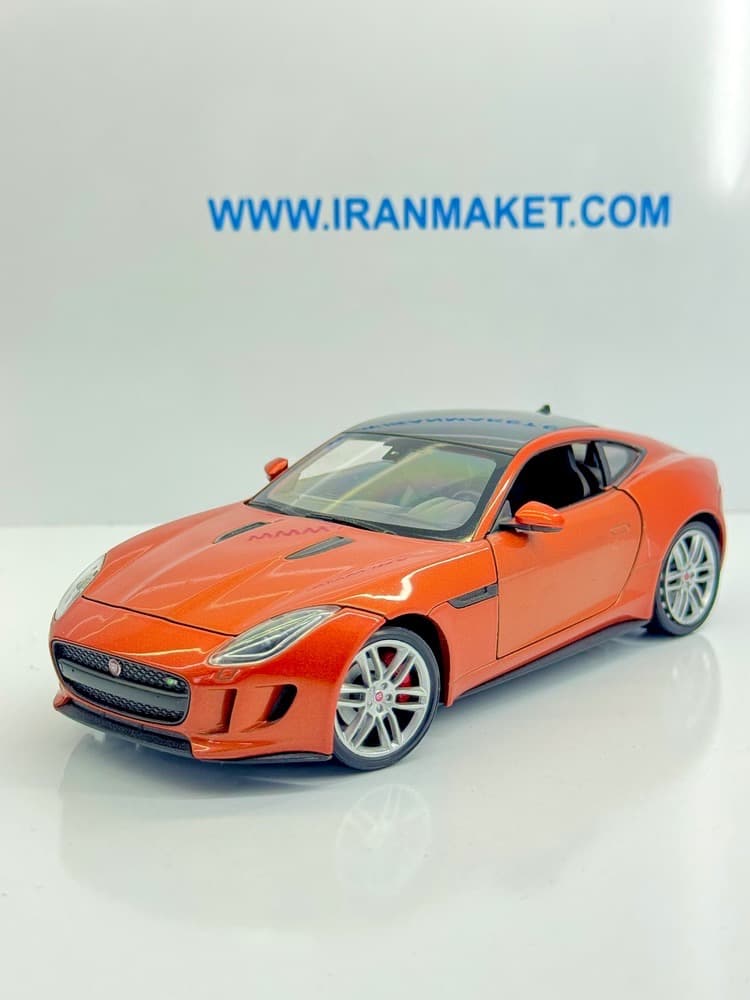 ماکت ماشین فلزی جگوار اف تایپ (Jaguar F-Type Coupe) ویلی 1.24