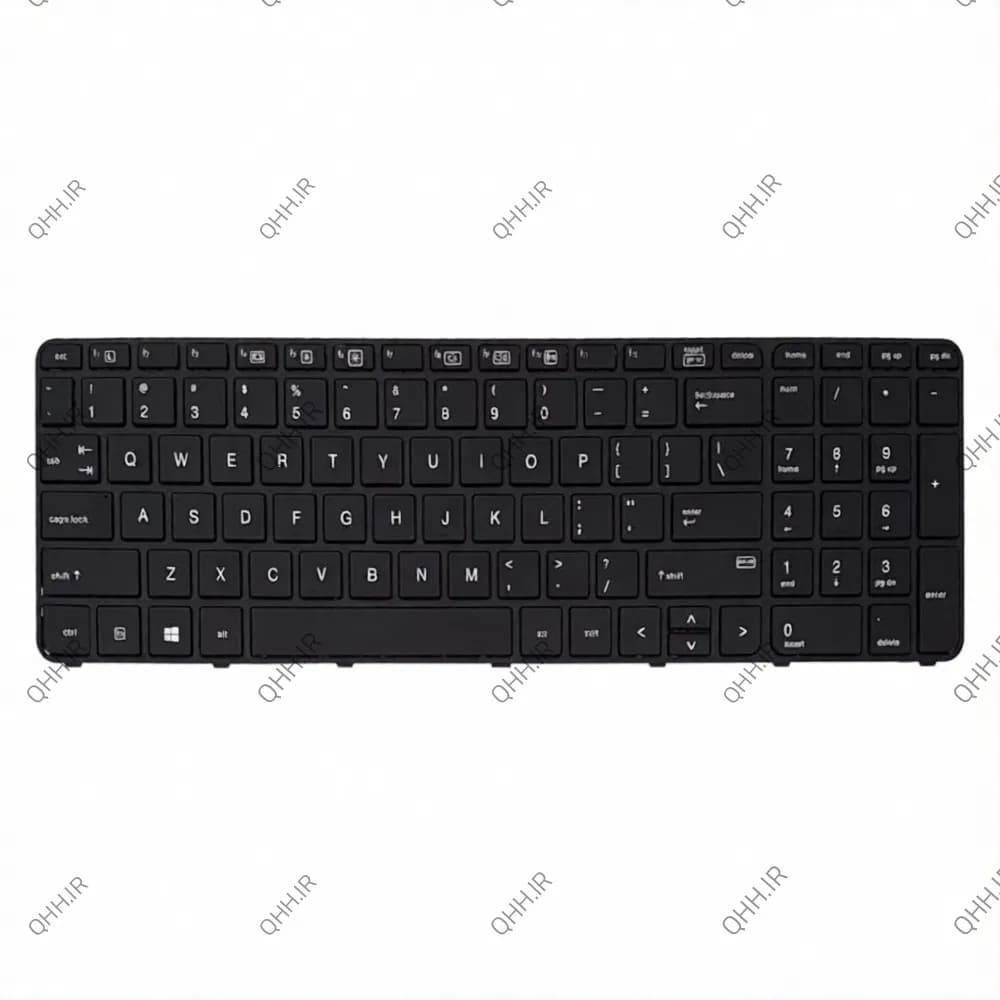 کیبرد لپ تاپ اچ پی Probook 450 G3 مشکی-اینترکوچک بافریم — تصویر ۶