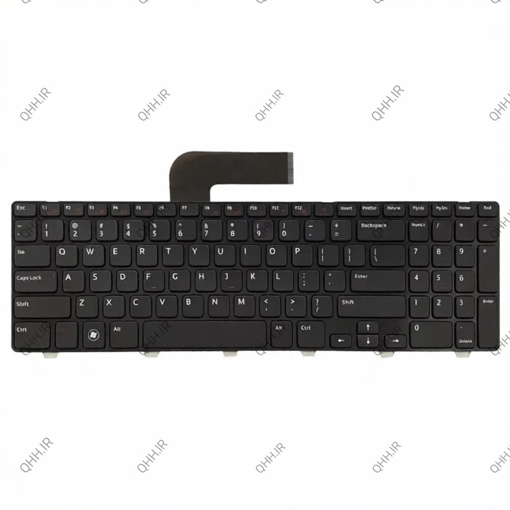 کیبرد لپ تاپ دل Inspiron 5110 مشکی-با فریم — تصویر ۴