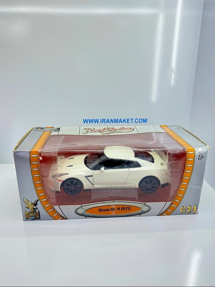 ماکت ماشین فلزی نیسان جی تی آر (Nissan GT-R R35) سیگنچر 1.24 — تصویر ۸