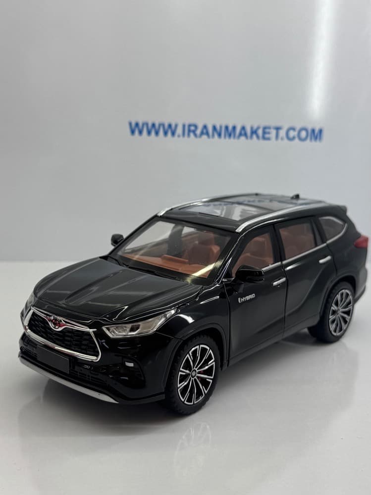 ماکت ماشین فلزی تویوتا هایلندر (Toyota Highlander) چه ژی 1.24