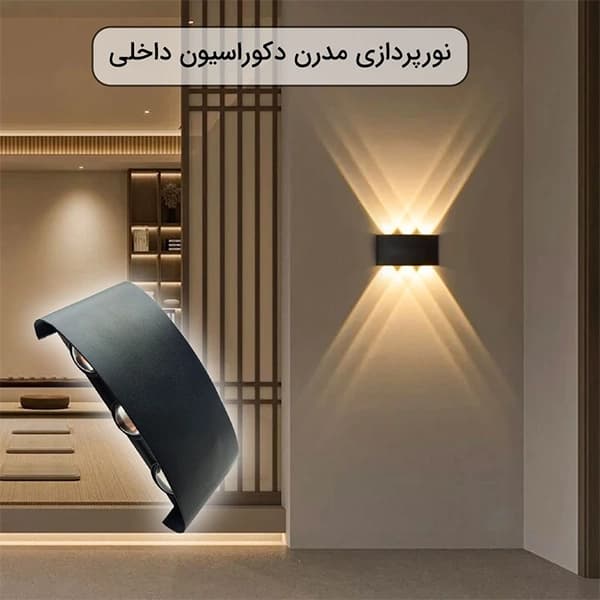 دکوراتيو قطاري 6 وات آفتابي دو طرفه — تصویر ۳