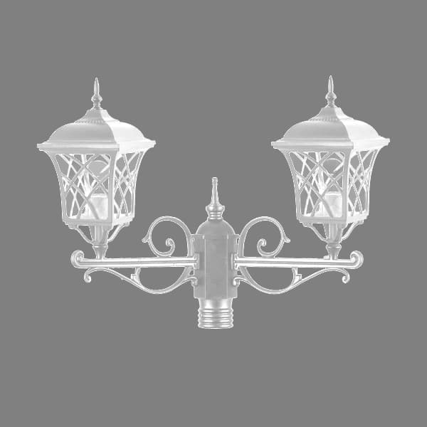 چراغ محوطه ای پاسارگاد 6084 سفید شفق — تصویر ۵