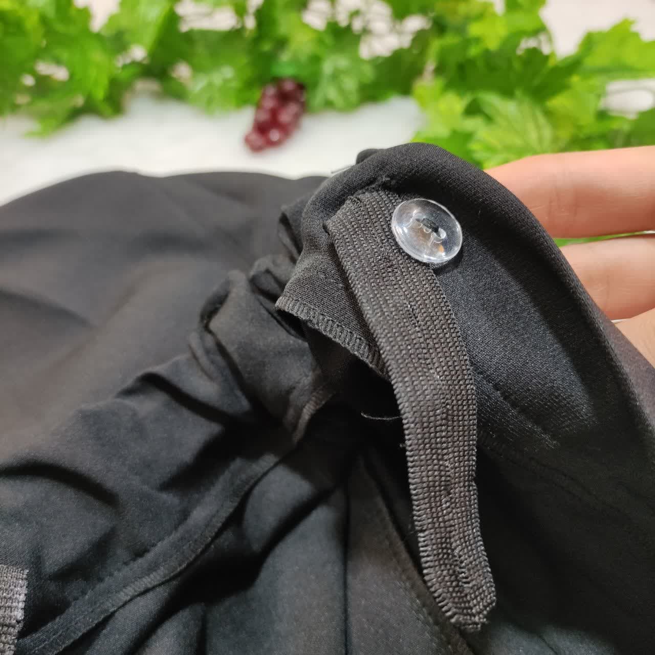 شلوار دمپا گشاد (بوتکات) مشکی مازراتی — تصویر ۳