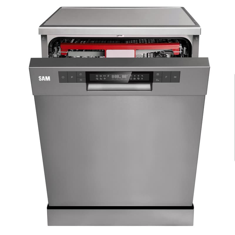 ماشین ظرفشویی سام مدل DW-186 نقره ای