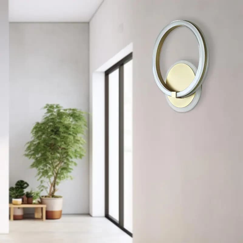 دیوارکوب حلقه ای چشمه نور Y4753-1 — تصویر ۲
