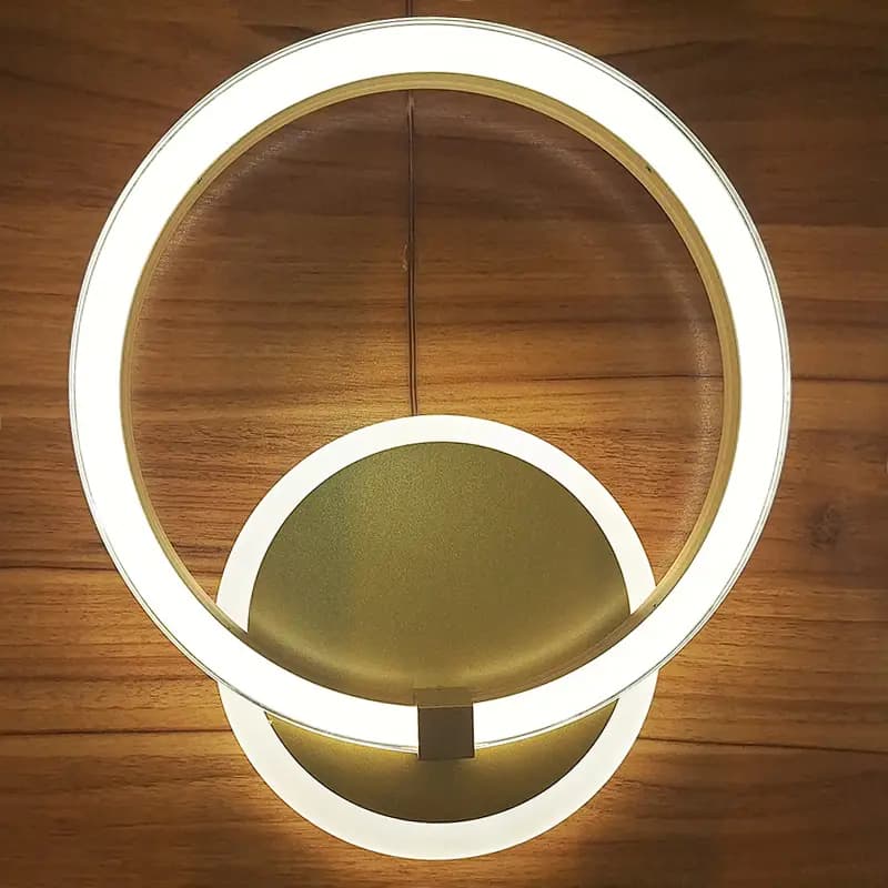 دیوارکوب حلقه ای چشمه نور Y4753-1 — تصویر ۳