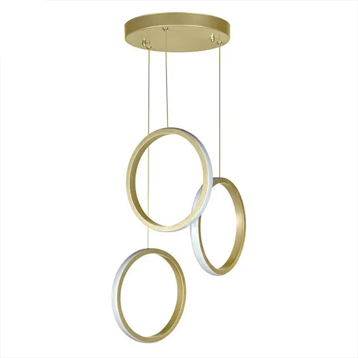 آویز مدرن 3 حلقه ای چشمه نور L6369 — تصویر ۲