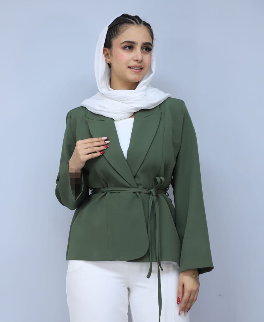 کت | مدل باربارا مازراتی کد 1299 – سبز سدری — تصویر ۲