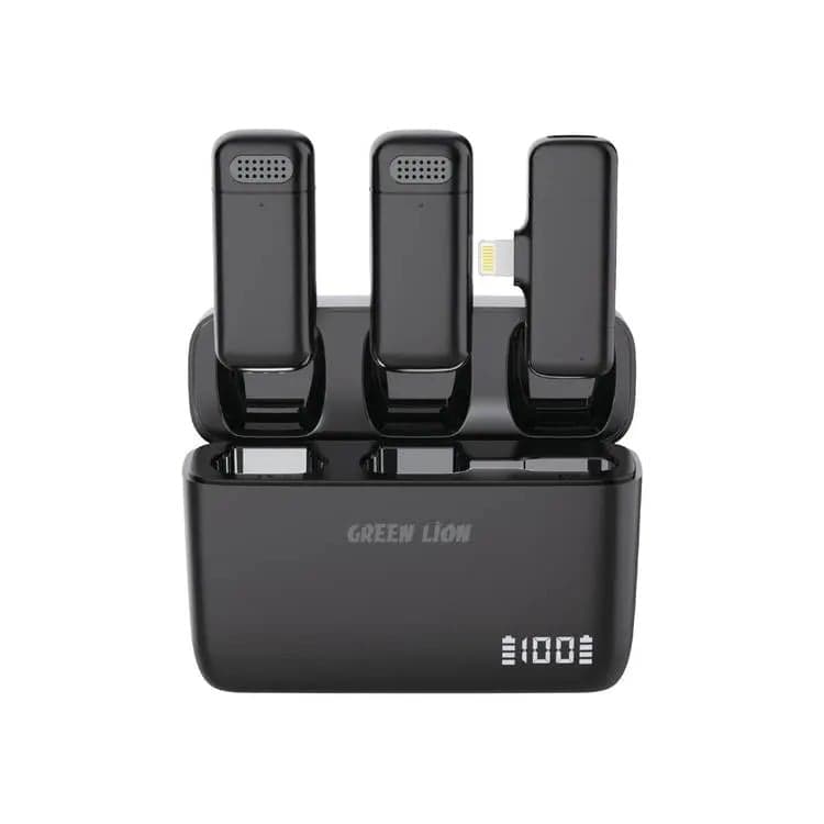 میکروفون بی سیم لایتنینگ گرین لاین Green Lion DUO Cast Wireless Mic Lightning Devices