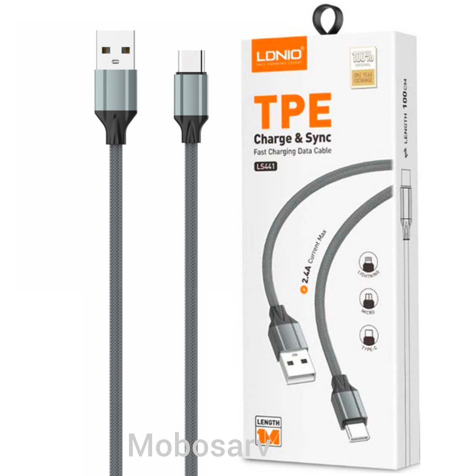 کابل شارژ تایپ C الدینیو LS441