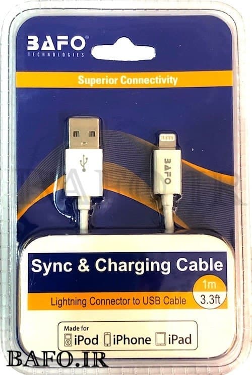 کابل لایتنینگ اصلی بافو | Apple lightning to USB Bafo