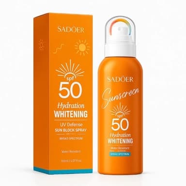 اسپری ضدآفتاب بدون رنگ سادور SPF 50