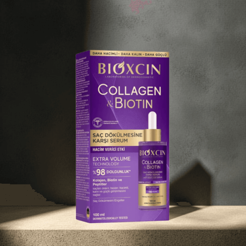 سرم ضد ریزش و حجم دهنده مو حاوی کلاژن و بیوتین Collagen & Biotin مناسب برای انواع مو حجم 100 میلی لیتر — تصویر ۴
