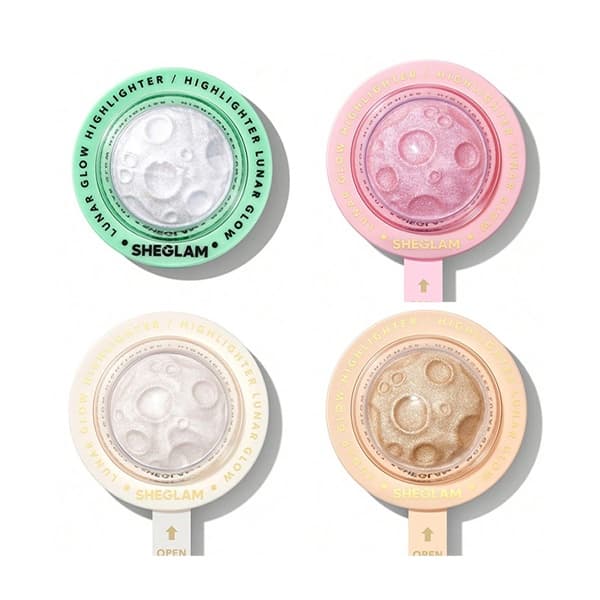 هایلایتر کهکشانی مدل Glow Highlighter فضایی حجم ۵ گرم