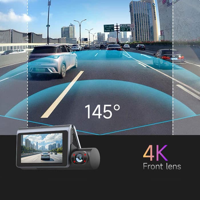 دوربین ثبت وقایع سه دوربینه X18 — تصویر ۳