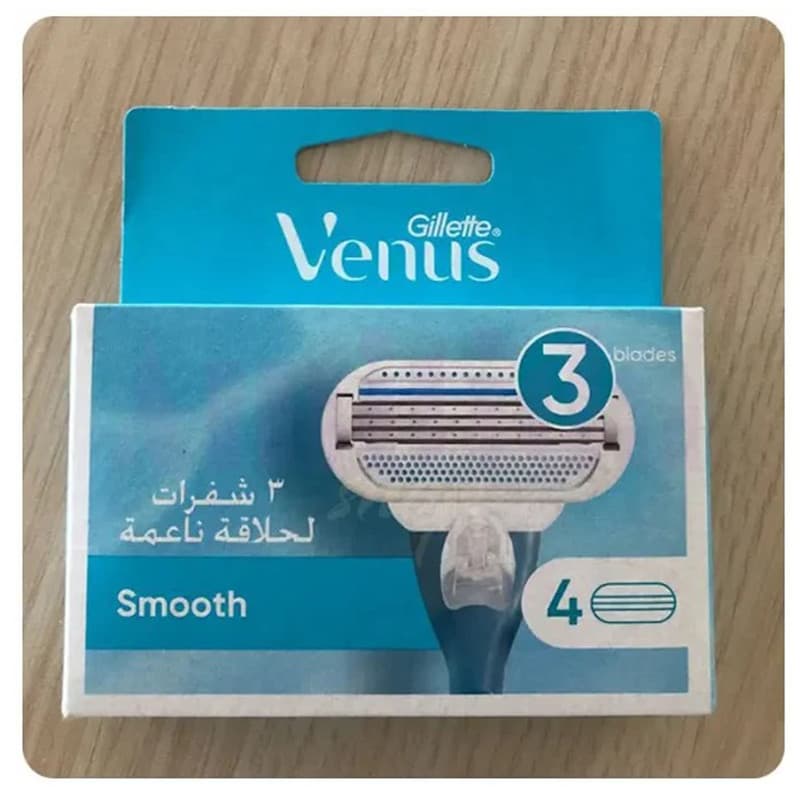 تیغ یدک خودتراش ژیلت آبی ونوس بسته 4 عددی — تصویر ۸