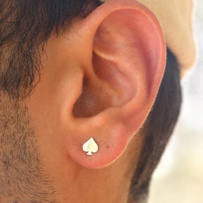 پیرسینگ نقره آس پیک — تصویر ۲