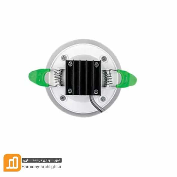 پنل ال ای دی دایره ای 5 وات سفید و نچرال گلاریس پارس شعاع توس — تصویر ۳