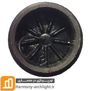 چراغ استخری رینگ دار 9 وات غلاف دار توکار کد ETT-008 — تصویر ۲