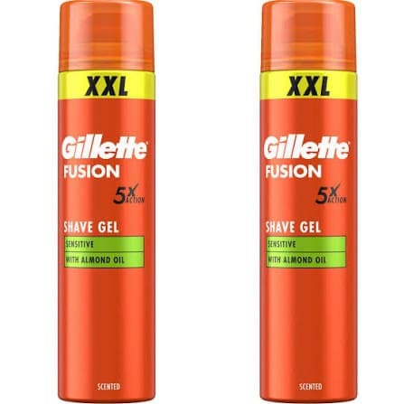 ژل اصلاح صورت ژیلت(Gillette) مدل Almond Oil