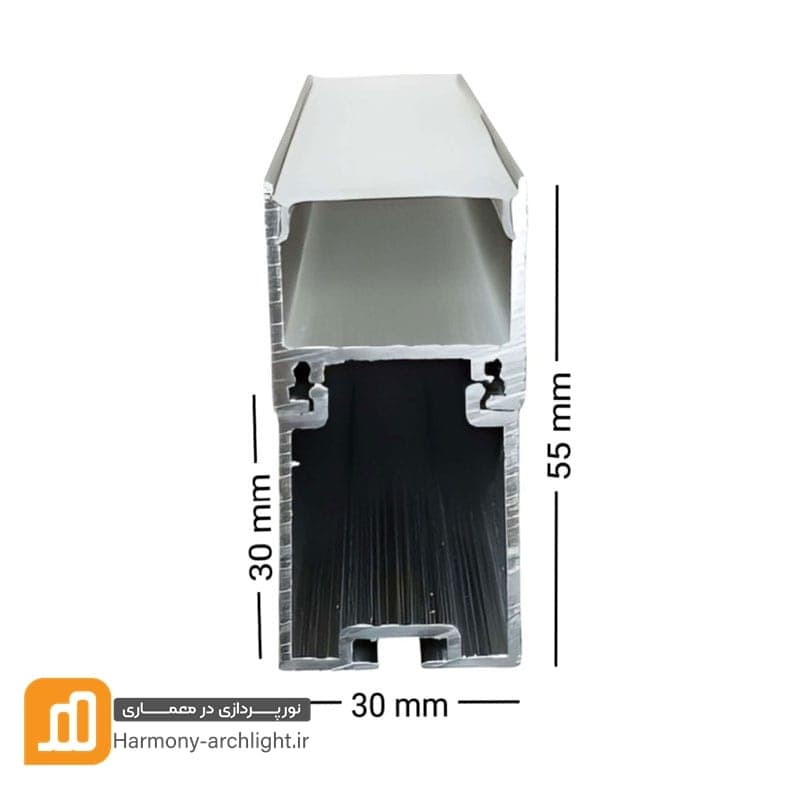 پروفیل آویز 2 ردیف شاخه 3 کد PR-1228