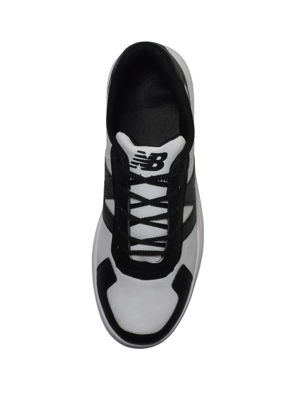 کتونی طرح new balance ونس مردانه سفید مشکی — تصویر ۴