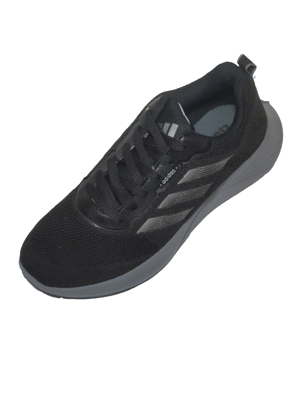 کفش اسپرت رانینگ طرح adidas مردانه مشکی بندی