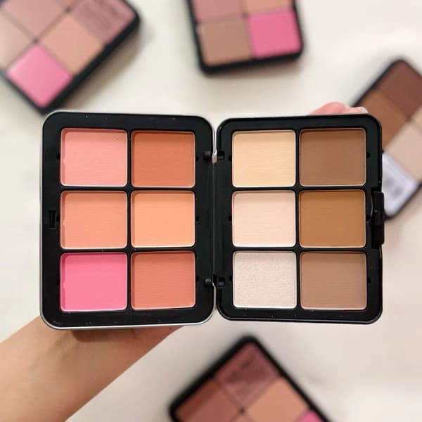 پالت کانتور و رژگونه 12 رنگ آرت اسکین ARTSKIN — تصویر ۲