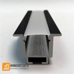 پروفیل چراغ خطی تک ردیف لبه دار فنرخور کدPR-1213