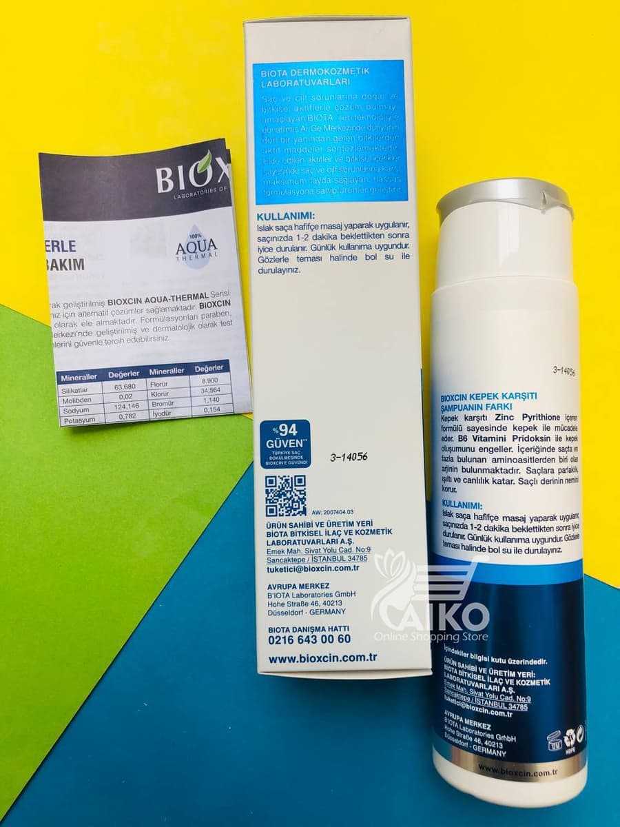 شامپو ضد شوره سر بیوکسین BIOXCIN — تصویر ۴