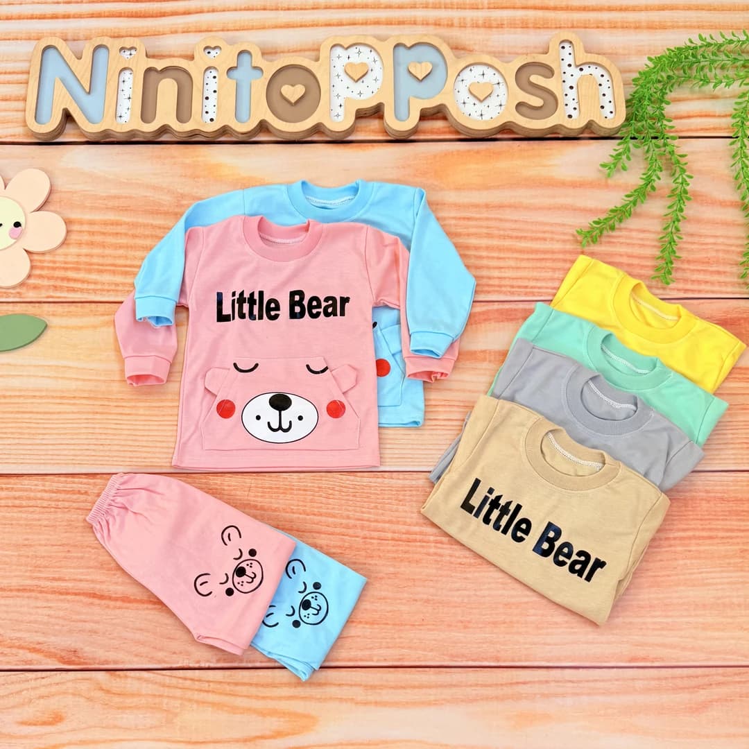 ست بلوز شلوار Little Bear جیبدار بچگانه