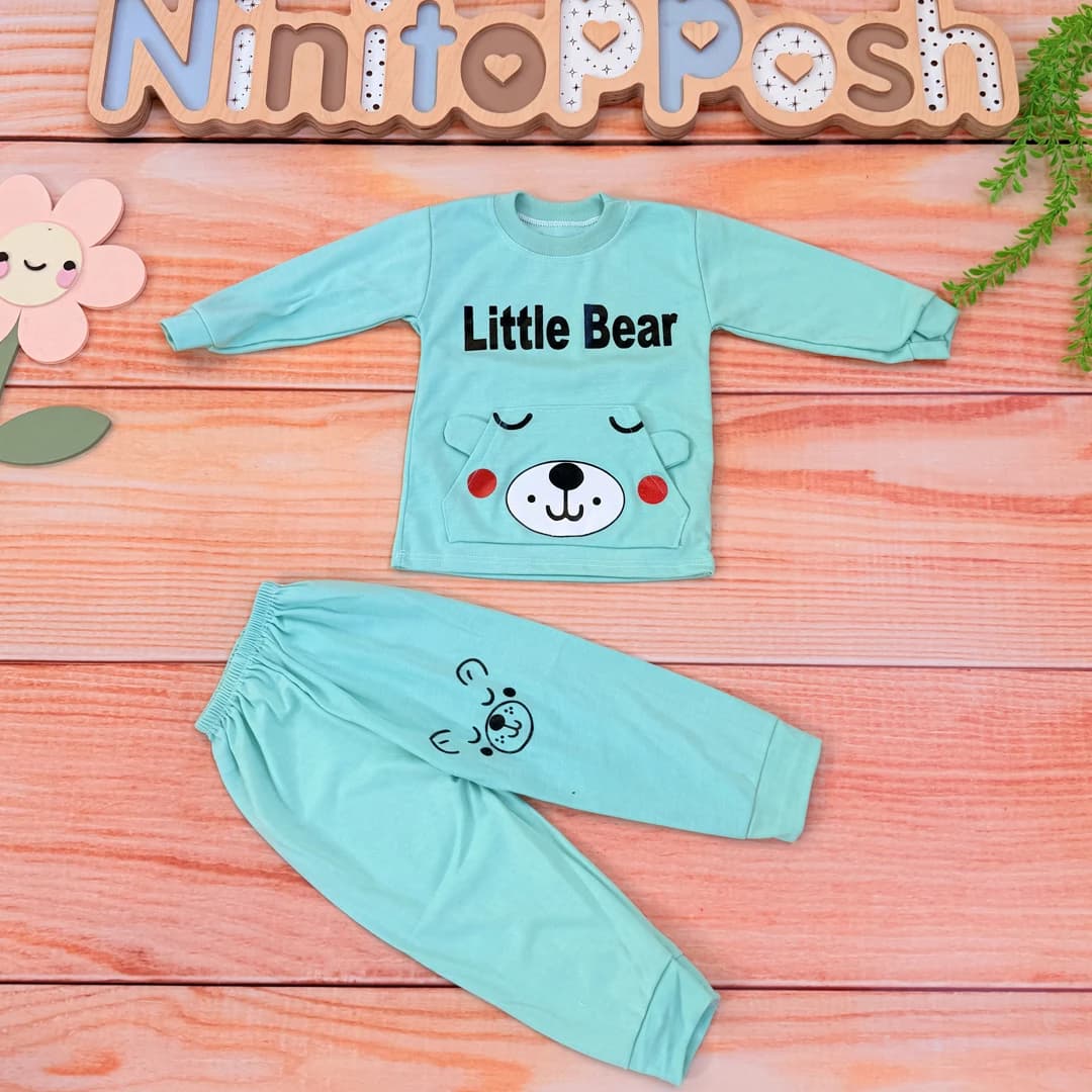 ست بلوز شلوار Little Bear جیبدار بچگانه — تصویر ۲